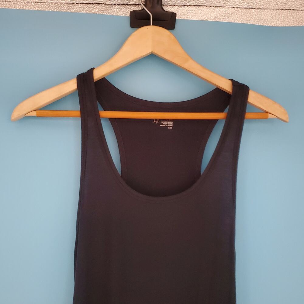 Offline Tank Top Size S Ribbed Black Racerback - Picture 2 of 6